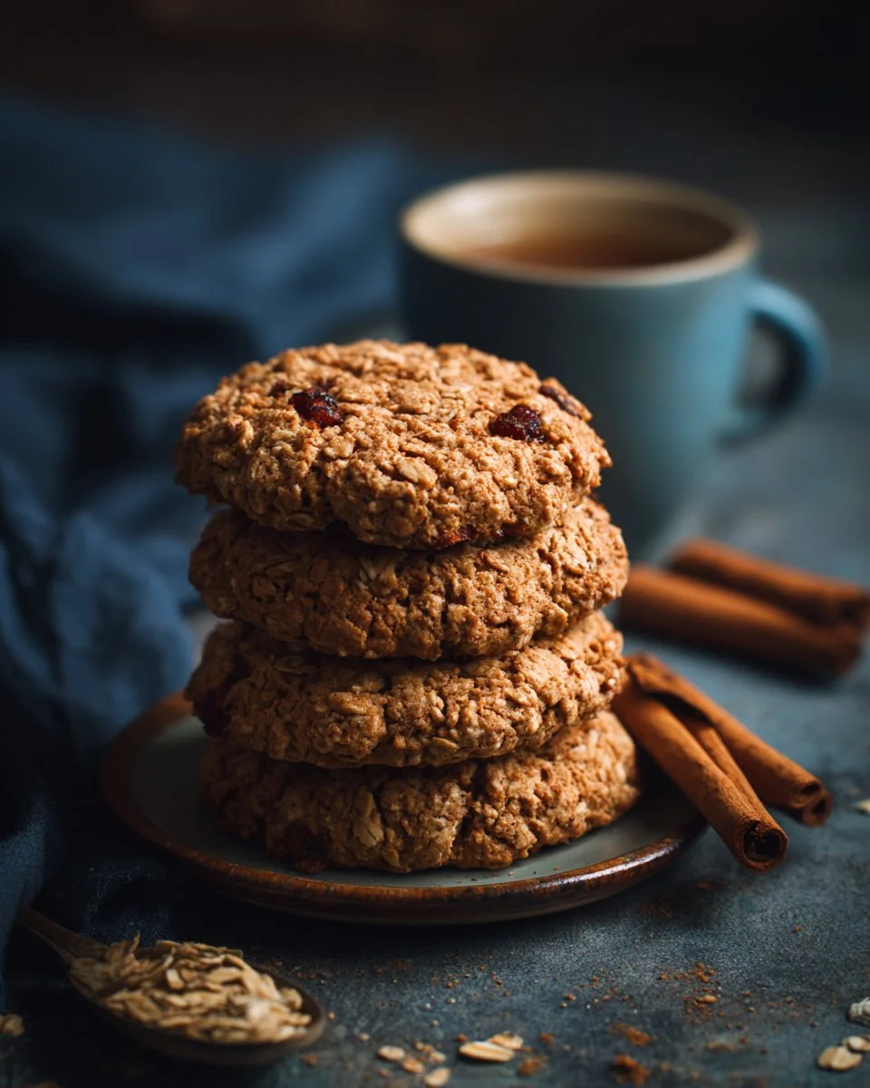 Apple Cinnamon Oatmeal Cookies