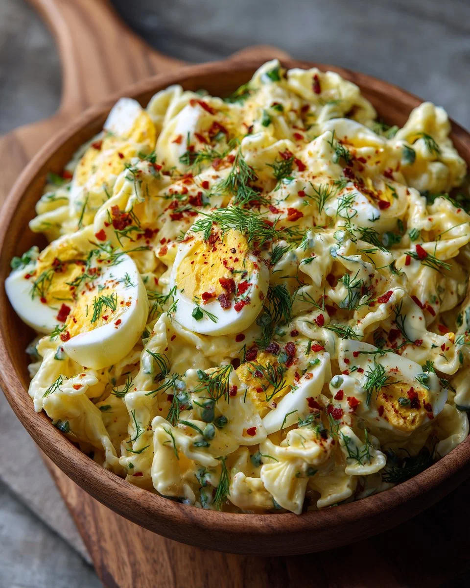 Deviled Egg Pasta Salad