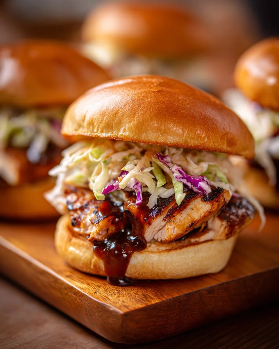 Juicy Grilled Hawaiian Chicken Sandwiches