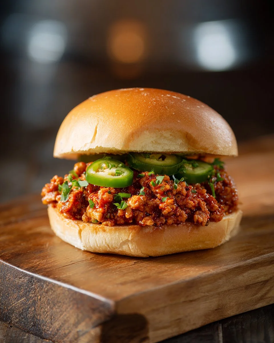 Spicy Cajun Chicken Sloppy Joes