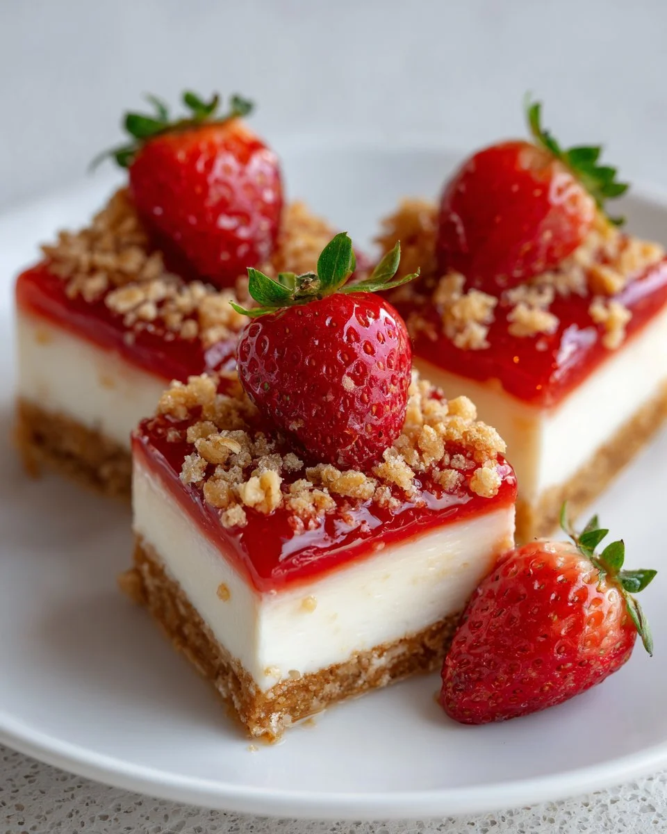 Strawberry Crunch Cheesecake Bites