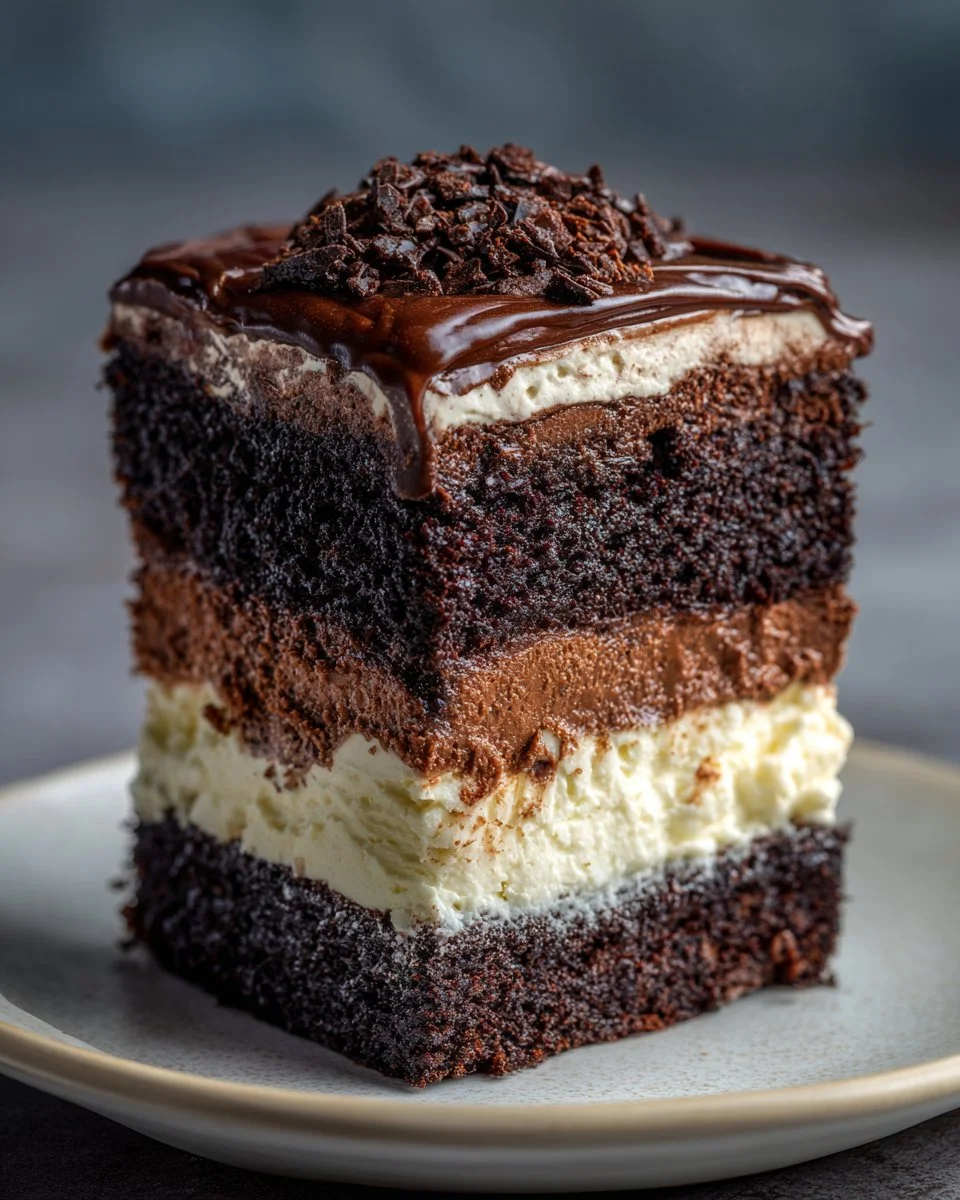 Ultimate Brownie Refrigerator Cake