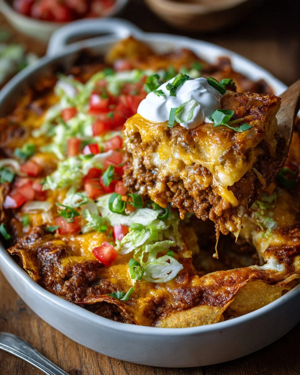 Walking Taco Casserole