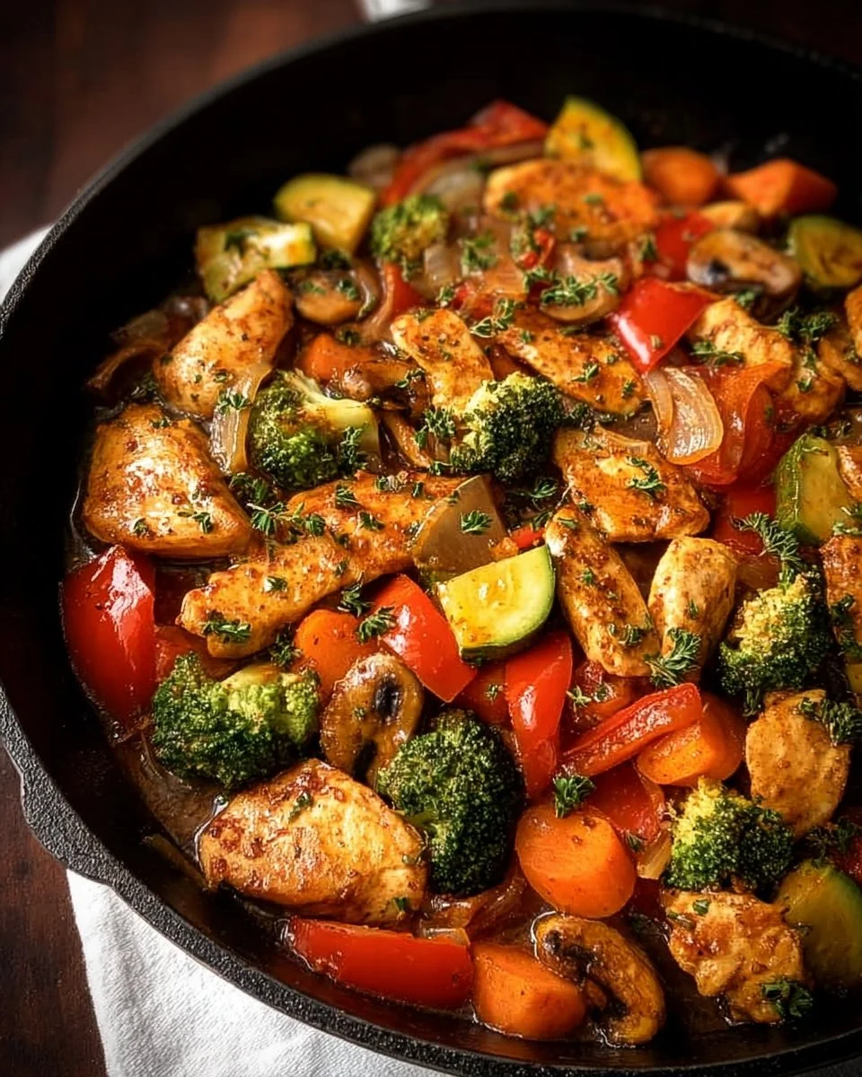 Chicken and Veggies Skillet