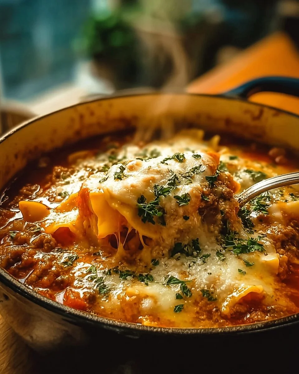 Cozy Lasagna Soup
