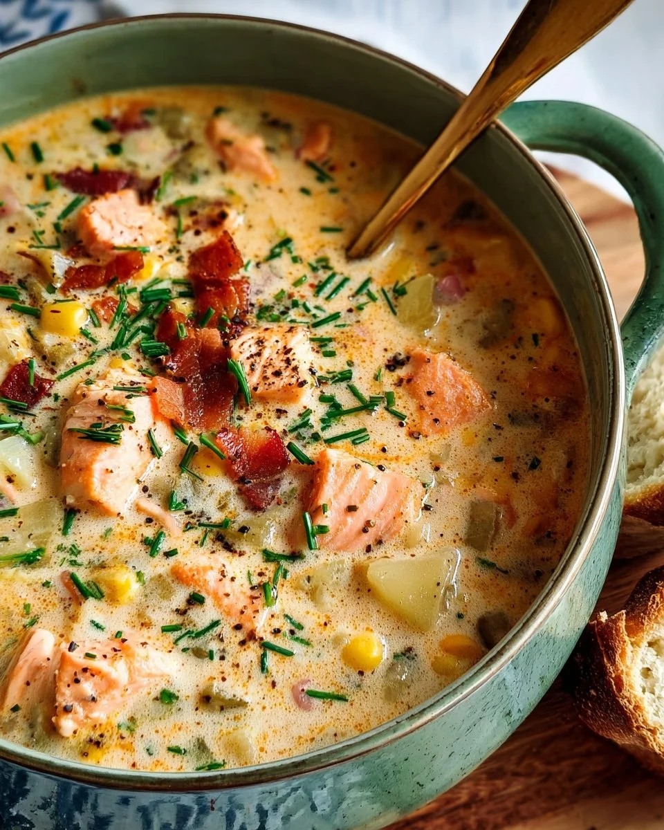Easy Salmon Chowder